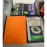 Selection of international and other football programmes