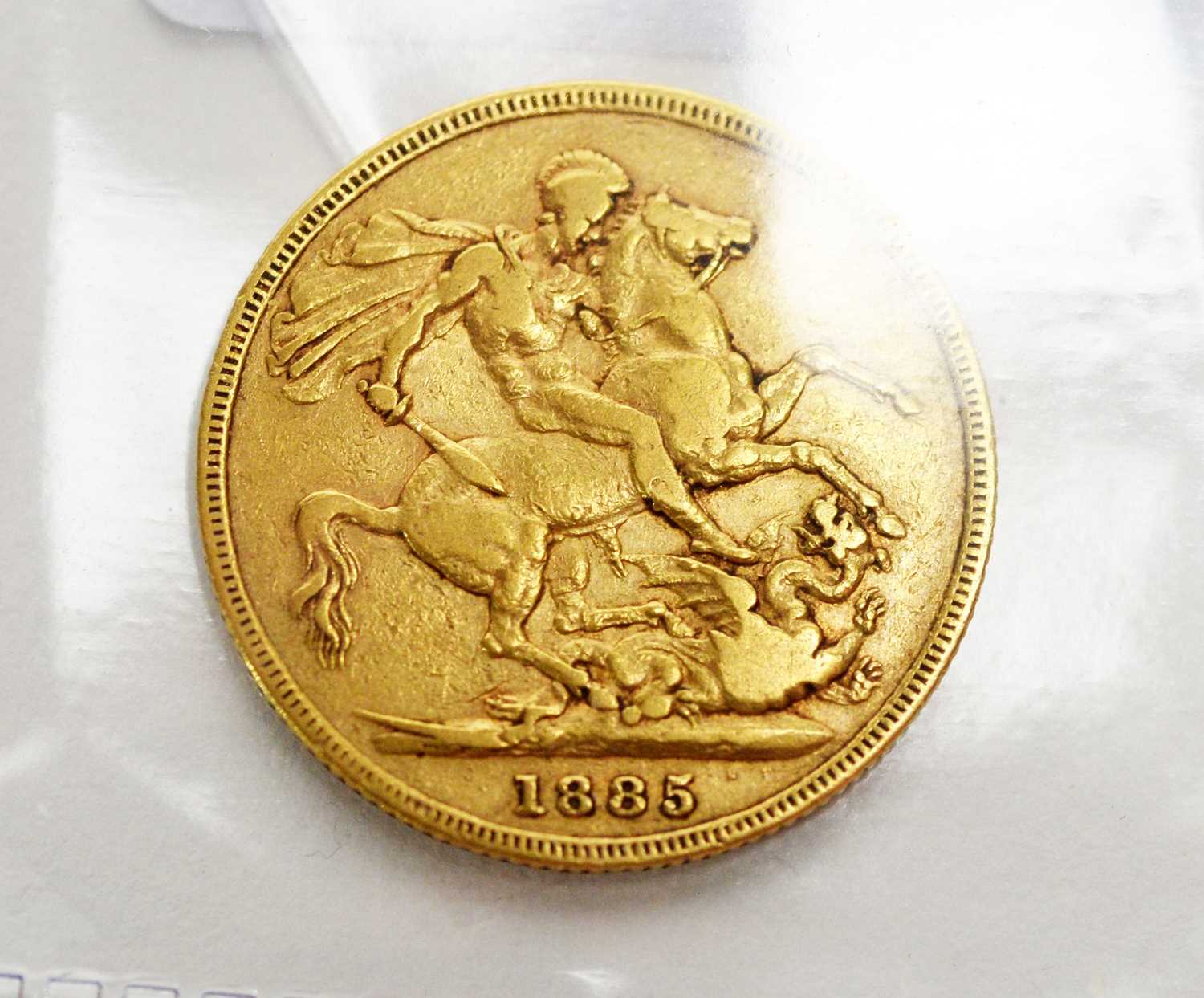A Queen Victoria Australian gold sovereign,