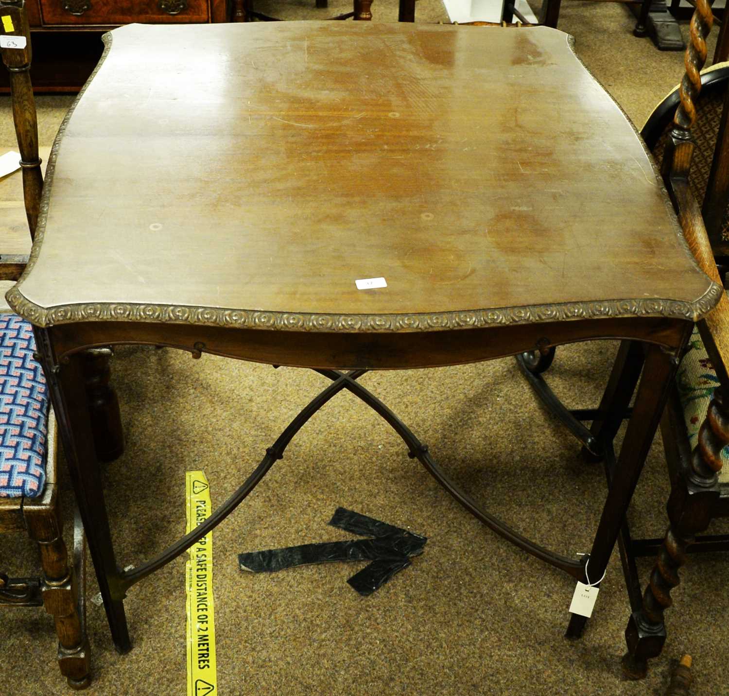 Edwardian mahogany centre table