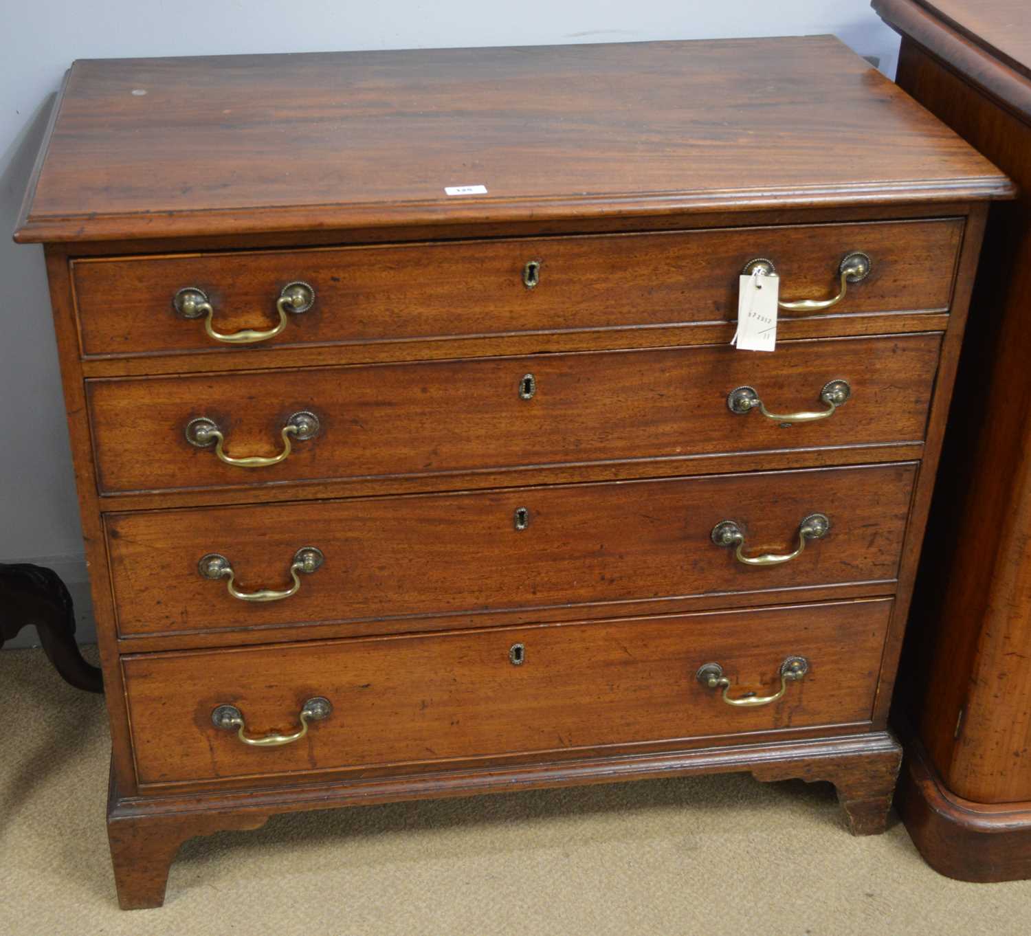 Georgian mahogany chest of drawers.