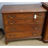 Georgian mahogany chest of drawers.