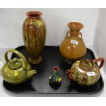 Collection of Linthorpe ceramics