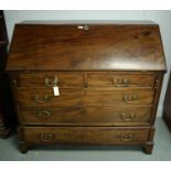 A George III mahogany bureau.