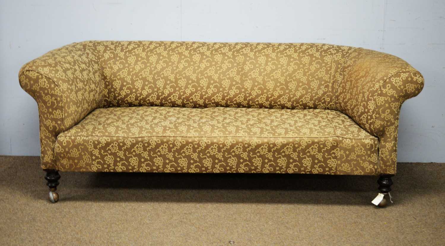 A Victorian Chesterfield sofa.