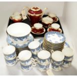 Royal Worcester part tea service and an Aynsley coffee service