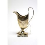 A George III silver cream jug,