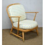 Ercol Windsor low armchair.