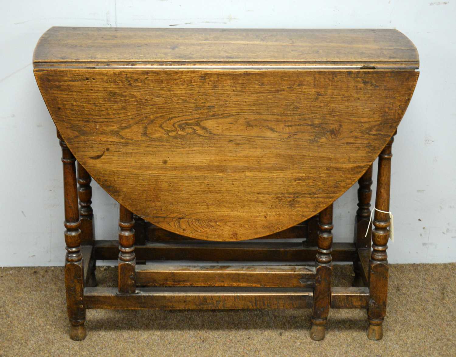 Oak gateleg table.