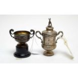 George V silver trophy cups.