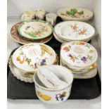 Selection of decorative ceramics including Royal Worcester, Doulton and others