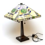 20th century Tiffany style table lamp