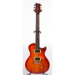 PRS SE Single cut cherry burst.