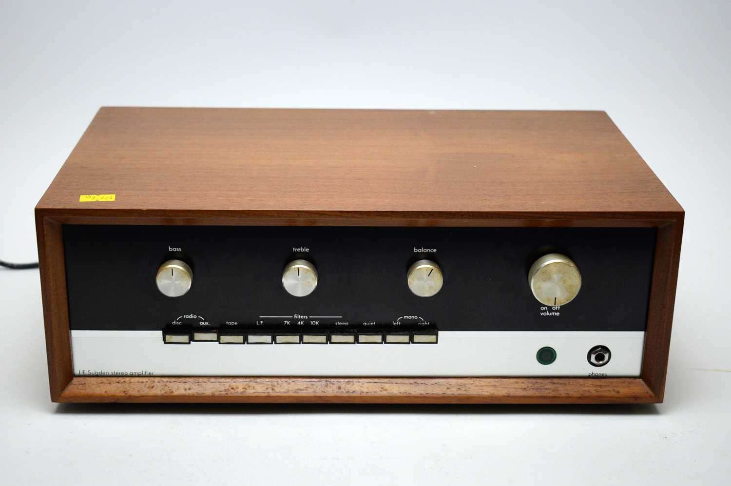 A Sugden A48 MK1 amplifier.