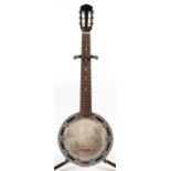 Inlaid 6 string Banjo