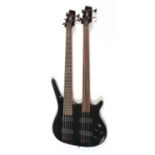 H&S twin neck electric Bass guitar