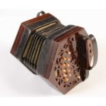 Lachenal Anglo system Concertina,