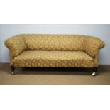 A Victorian Chesterfield sofa.