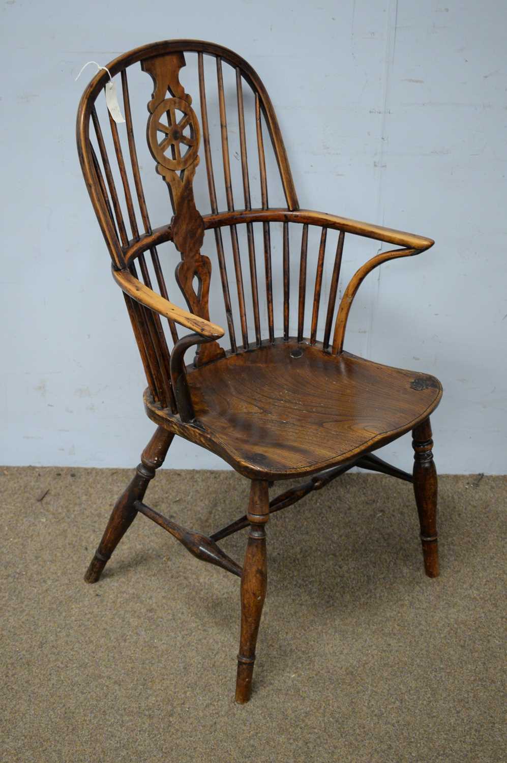 20th Century ash and elm Windsor chair