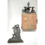 Arts & Crafts copper and ebonised coal box