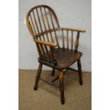 19th Century ash and elm Windsor chair