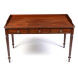 William IV mahogany washstand, stamped Gillows