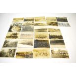 Collection of WWI photographic postcards