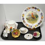 Selection of decorative ceramics including Royal Crown Derby
