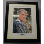 A signed, limited edition print of Bobby Robson