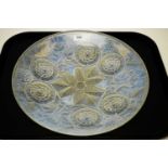 Early 20th Century French opalescent moulded glass dish