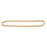 An 18ct yellow and white gold necklace, by Diemmevi,