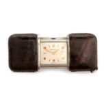 A Movado Art Deco purse watch,