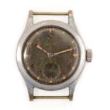 A WWII military Record WWW wristwatch,