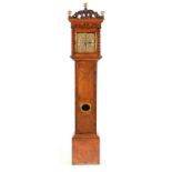 William Prevost, Newcastle: A very rare late 17th Century three train walnut longcase clock.