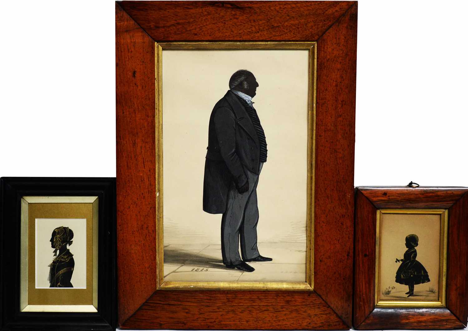 British School, 19th Century - Silhouettes