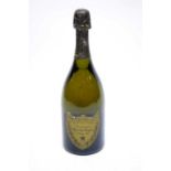 A bottle of Dom Pérignon Champagne 1985