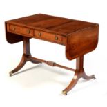 A Regency style rosewood and banded sofa table from the Siesta range