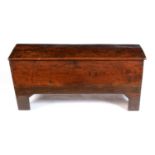 An 18th Century elm six plant coffer