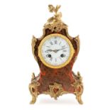 A 19th Century French Boulle mantel clock,