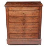 A 19th Century French mahogany wash stand