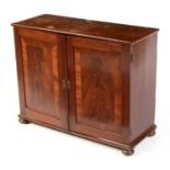 A 19th Century mahogany specimen/coin cabinet