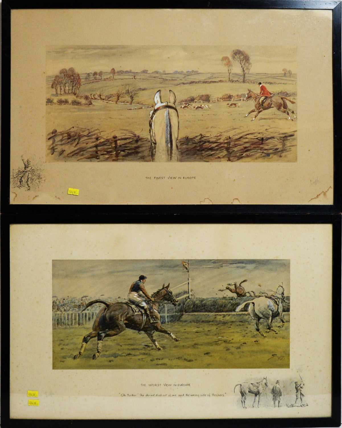 Charles "Snaffles" Johnson Payne (1884–1967) - hand coloured photolithographs