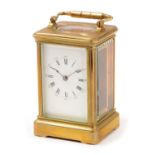 An early 20th Century carriage clock,