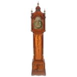 James Allen, London - eight day musical mahogany longcase clock