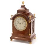 A 19th Century mahogany cased bracket clock,