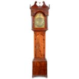 Thomas Atkinson, Gateshead: a 19th Century mahogany longcase clock.