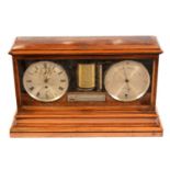 A Victorian walnut cased weather station, by T.V. Winter