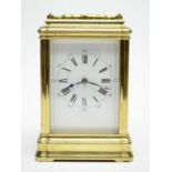 A late 19th Century repeating carriage clock, by Henri Jacot,