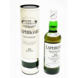 Laphroaig 10 years old pre-royal warrant single malt scotch whisky