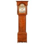 G. Chambers, Gateshead; an oak eight day longcase clock