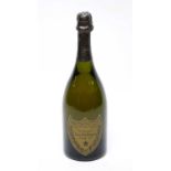 A bottle of Dom Pérignon Champagne 1976